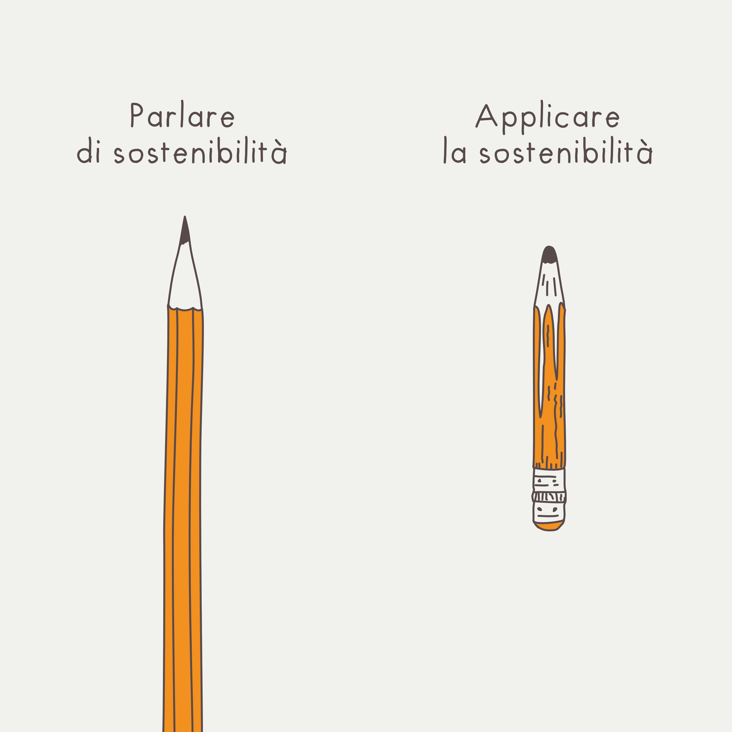 “Sostenibilità”, “correttezza” e “responsabilità” stanno benissimo in un titolo. 🌿 Ma ancora meglio nei preventivi, nelle scelte e nei comportamenti. Perché l'integrità è semplice: principi e lavoro vero devono stare nella stessa riunione.