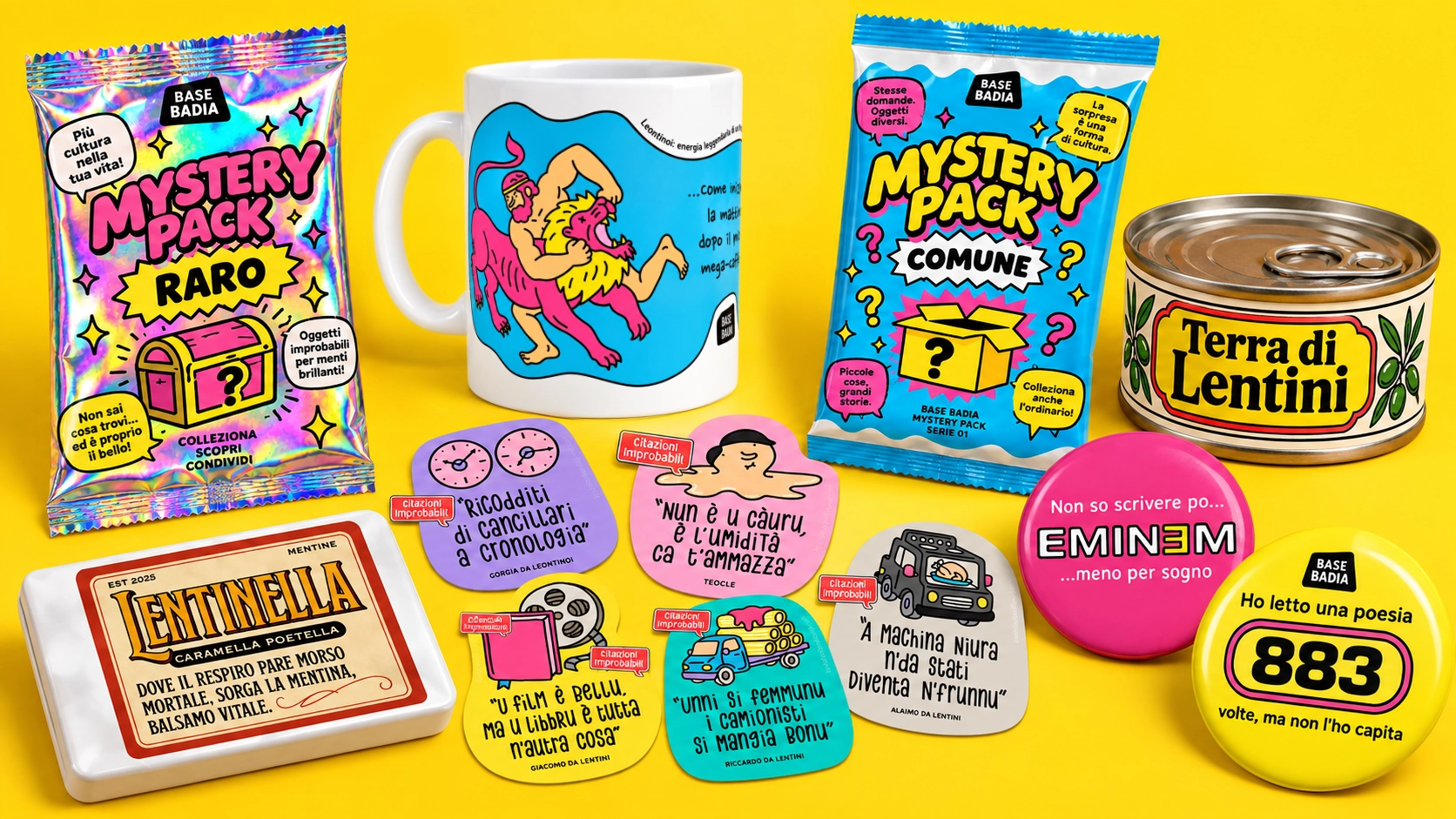 La collezione di merchandising culturale del Museo Base Badia