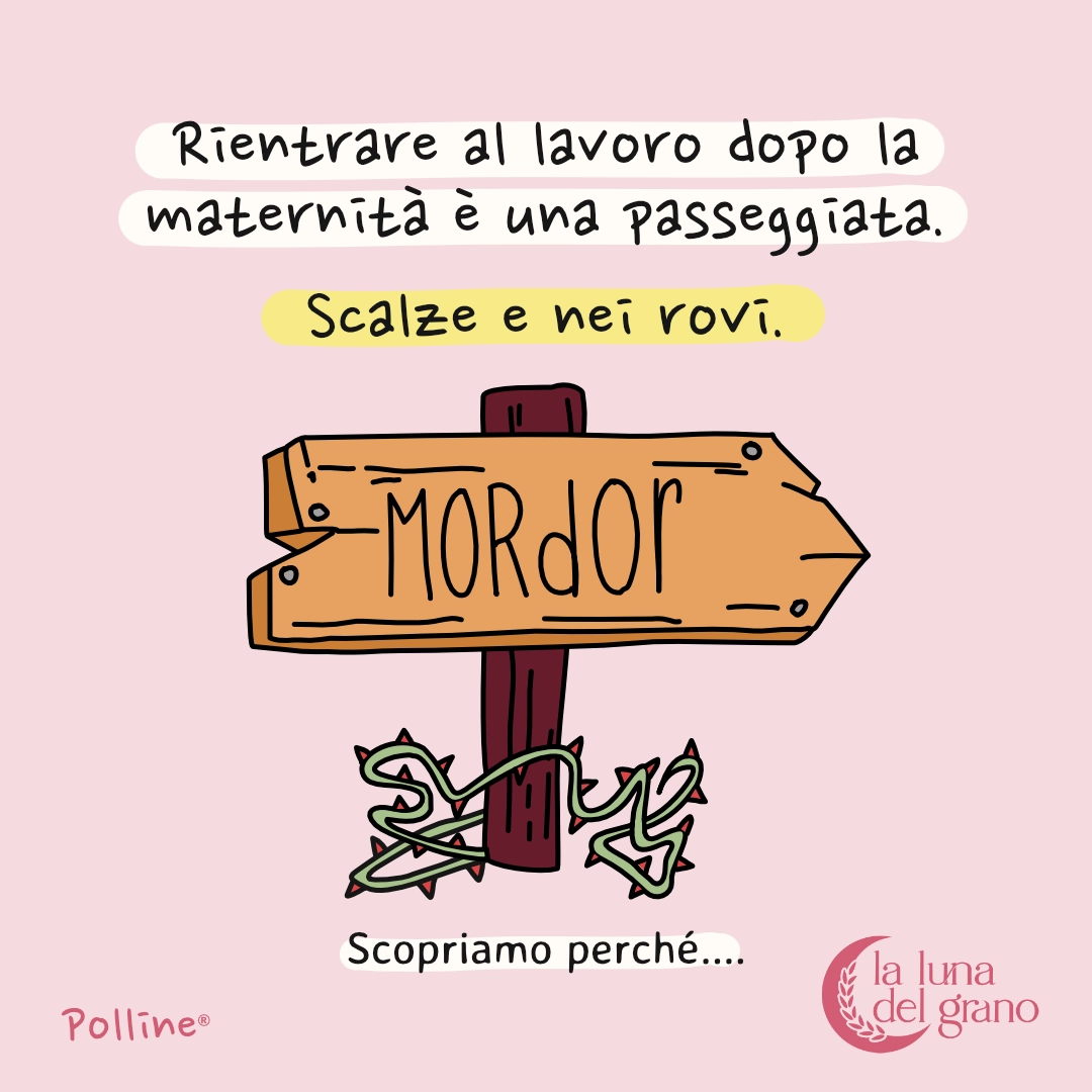 Post: rientrare al lavoro dopo la maternità è una passeggiata, scalze e nei rovi