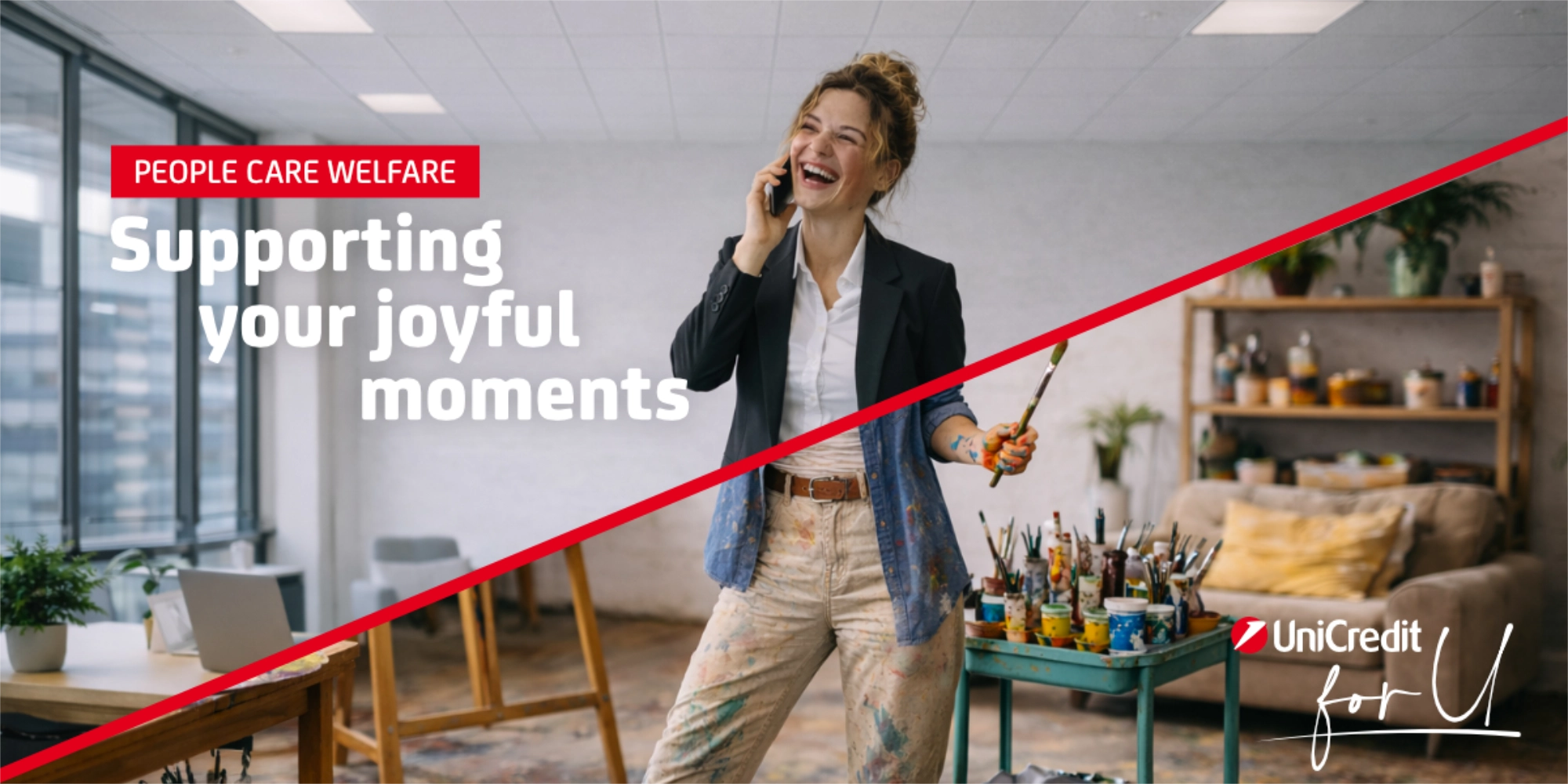 Campagna People Care Welfare UniCredit: Supporting your joyful moments