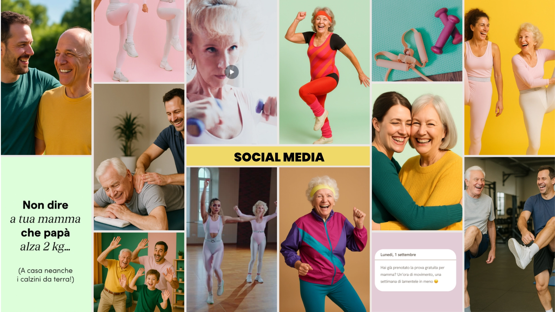 Social media: contenuti per over 60 e per i loro figli
