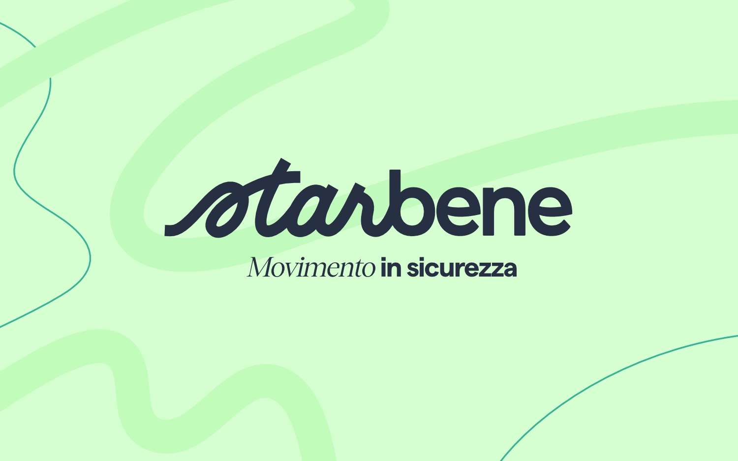 Logo Starbene con payoff Movimento in sicurezza