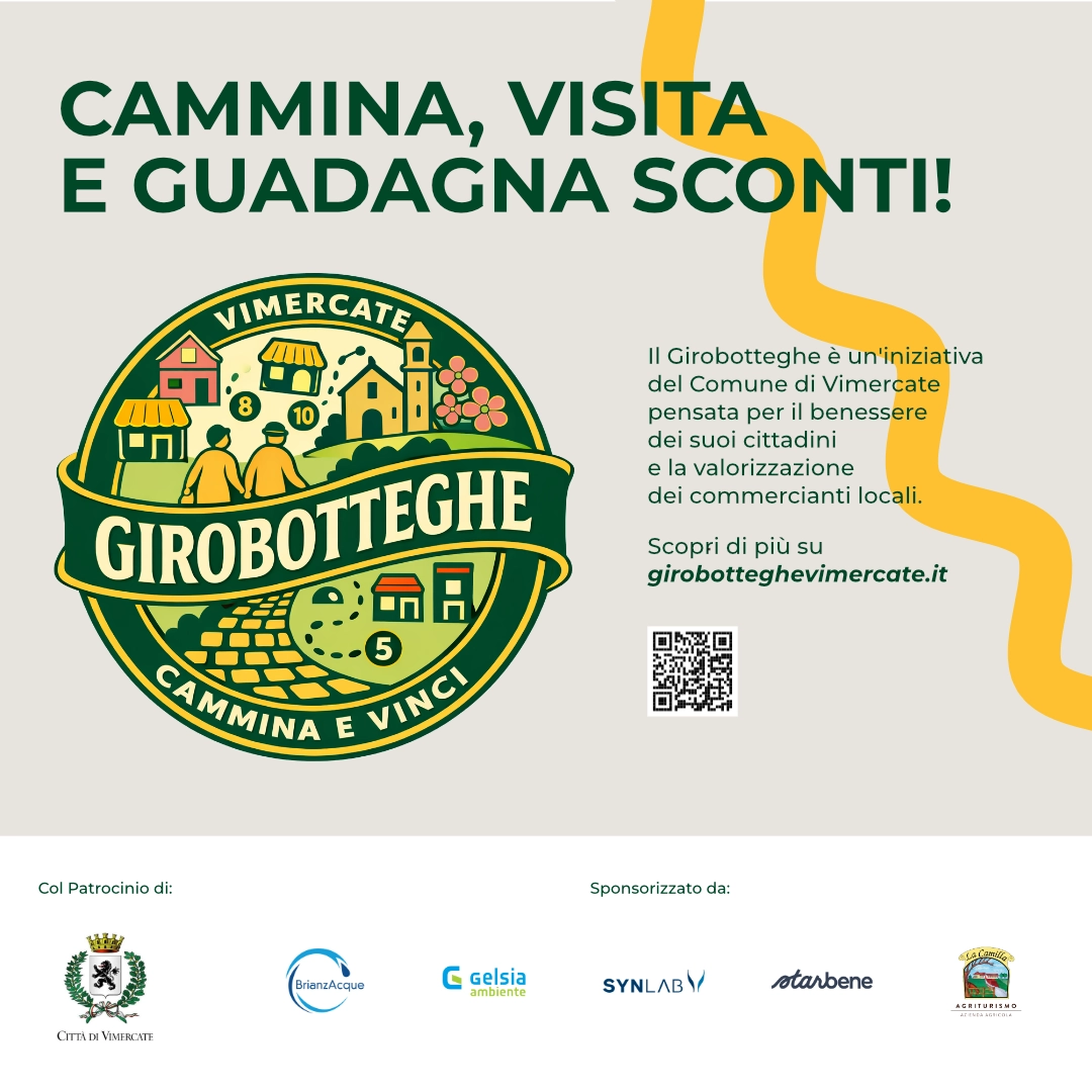 Il visual della campagna con patrocinio e sponsor