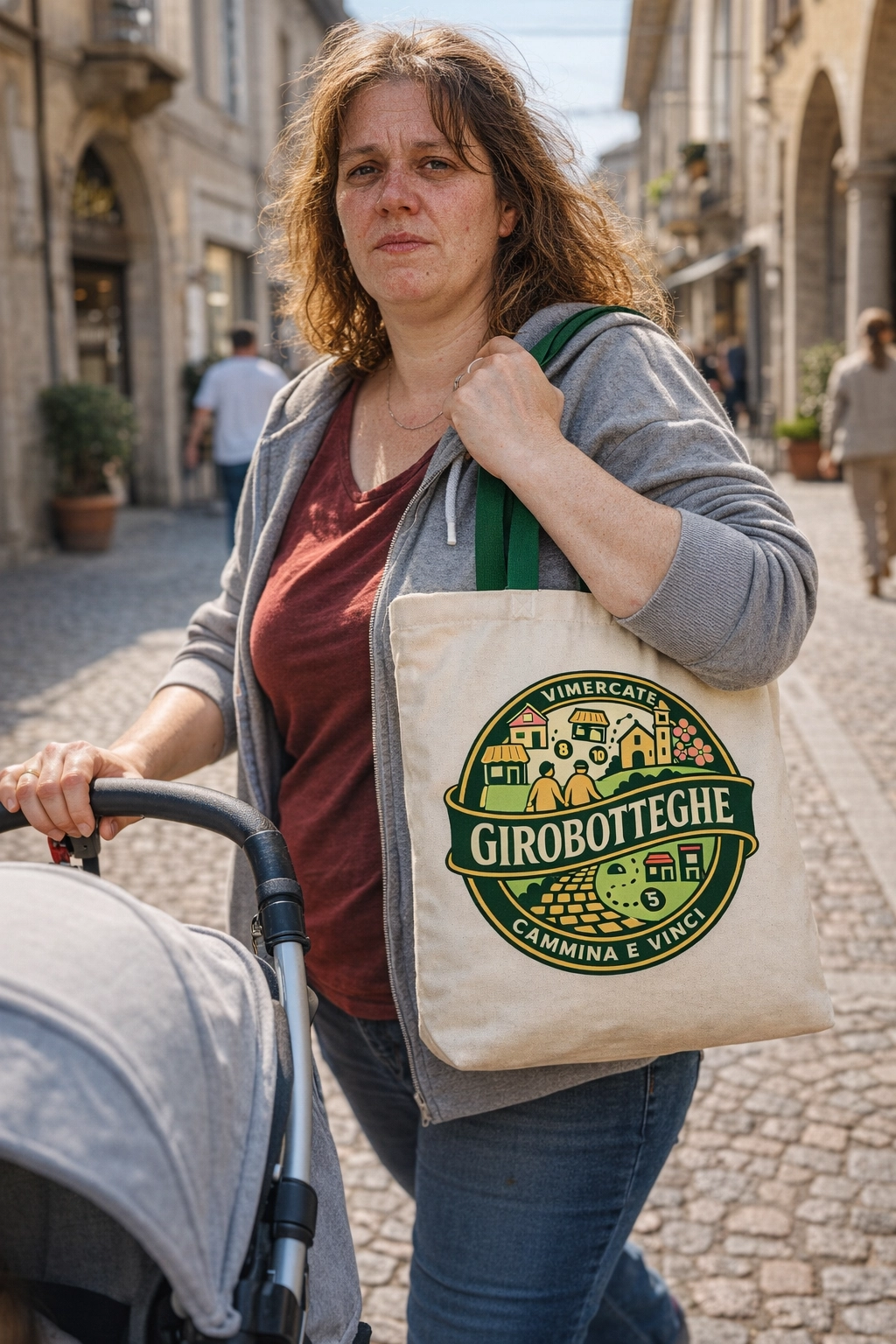 La tote bag per le vie del centro