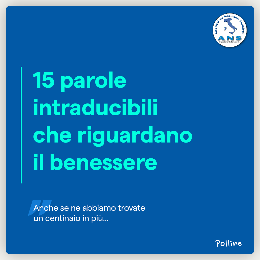 Copertina: 15 parole intraducibili che riguardano il benessere