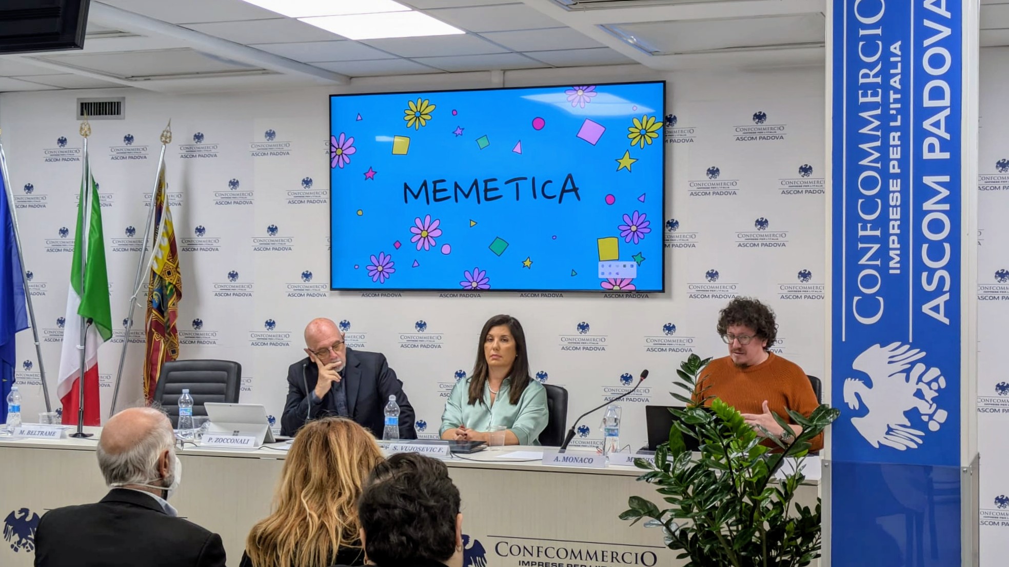 Convegno in Confcommercio Ascom Padova con la slide Memetica