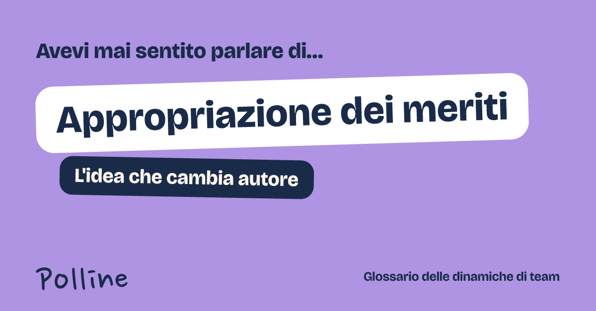 L'immagine che comparirà nel post su Appropriazione dei meriti