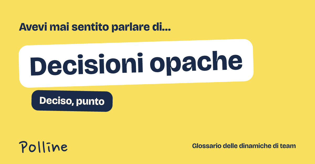 L'immagine che comparirà nel post su Decisioni opache