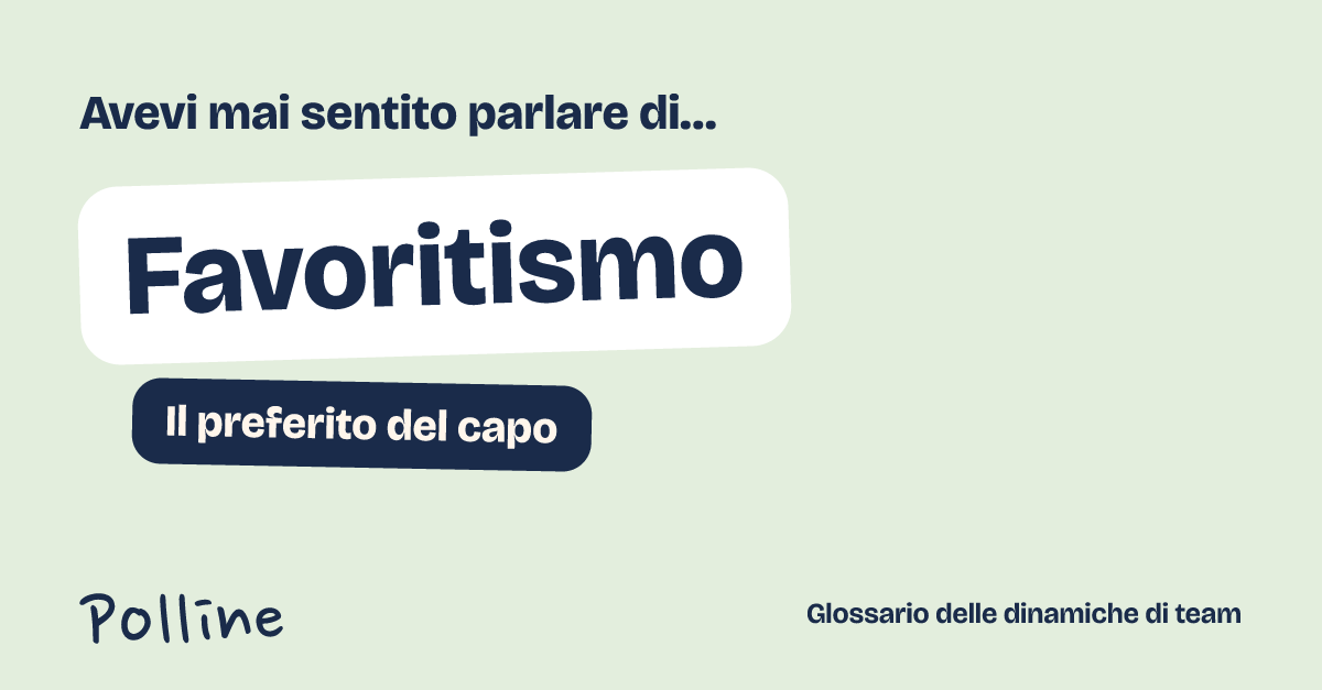 L'immagine che comparirà nel post su Favoritismo