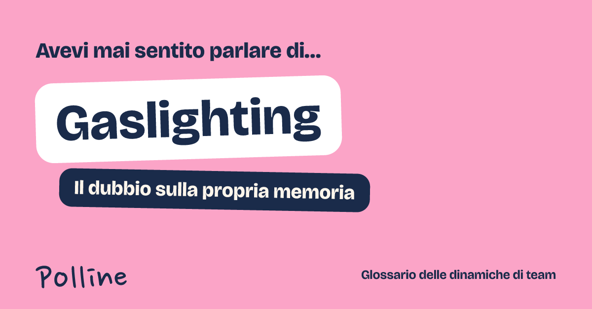 L'immagine che comparirà nel post su Gaslighting