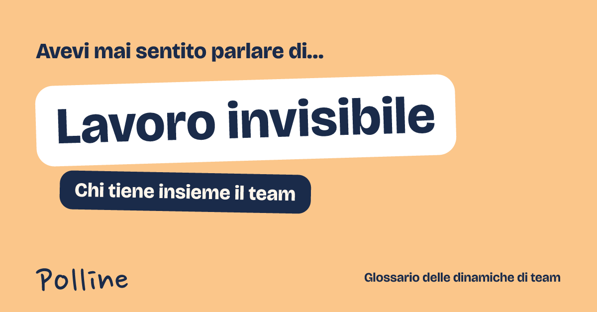 L'immagine che comparirà nel post su Lavoro invisibile