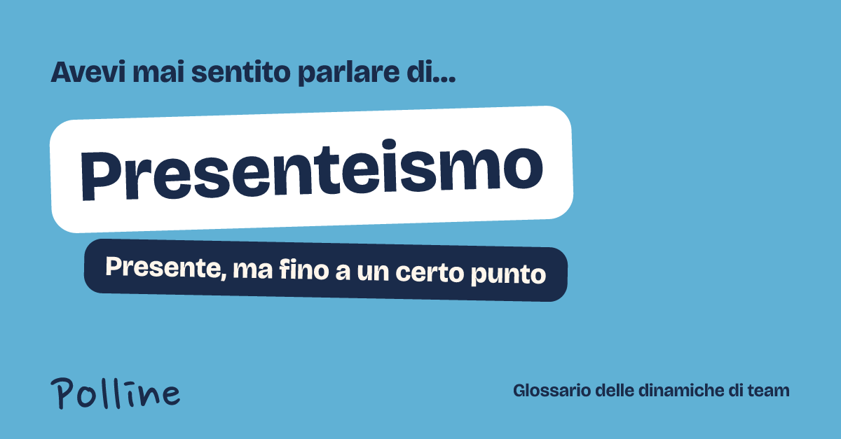 L'immagine che comparirà nel post su Presenteismo