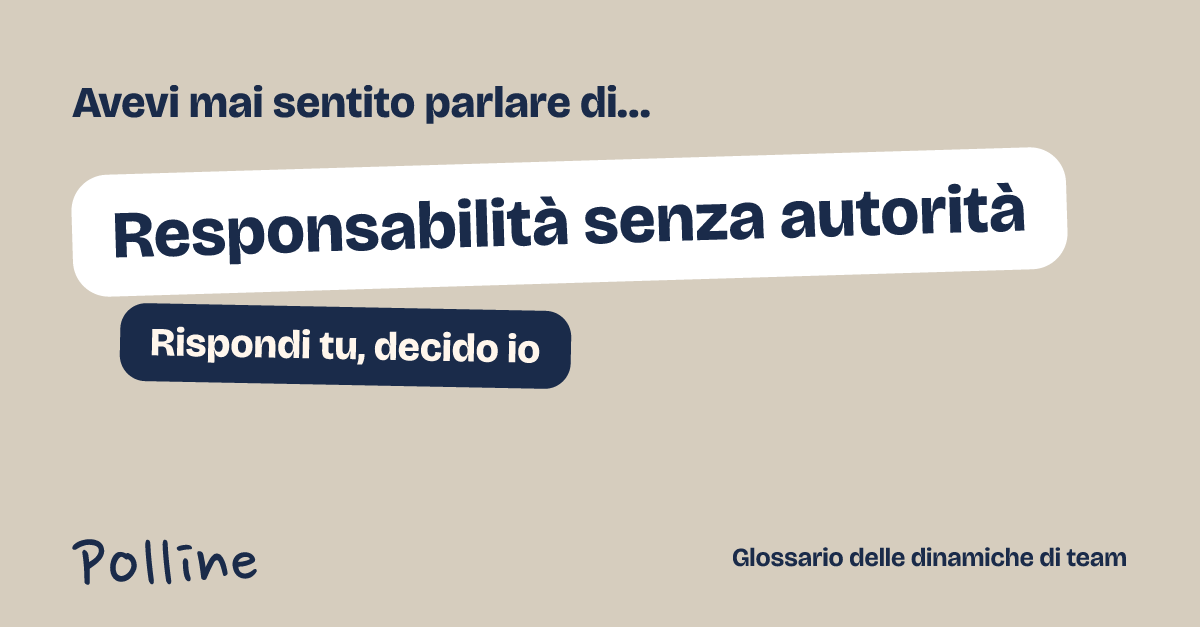 L'immagine che comparirà nel post su Responsabilità senza autorità