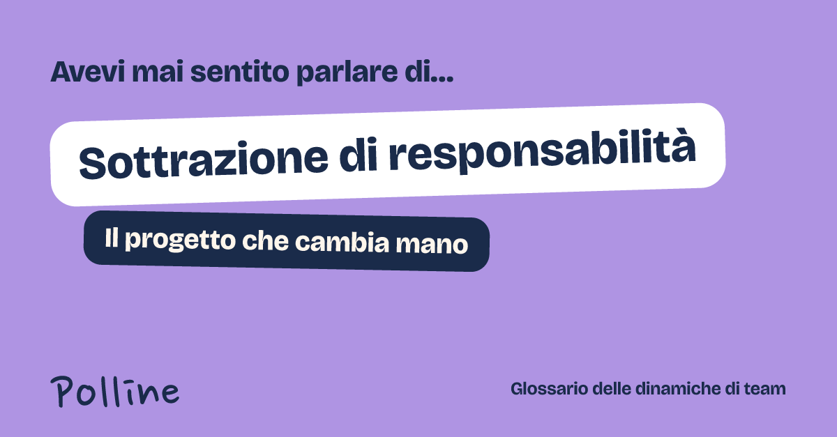 L'immagine che comparirà nel post su Sottrazione di responsabilità